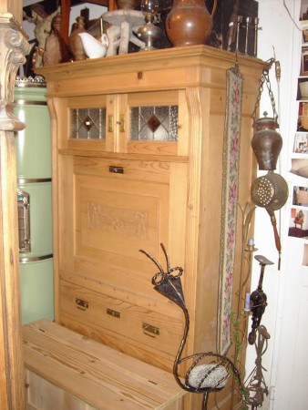 Schrank Fichte mit Schreibpult,Breite 104cm,VP 1400,-